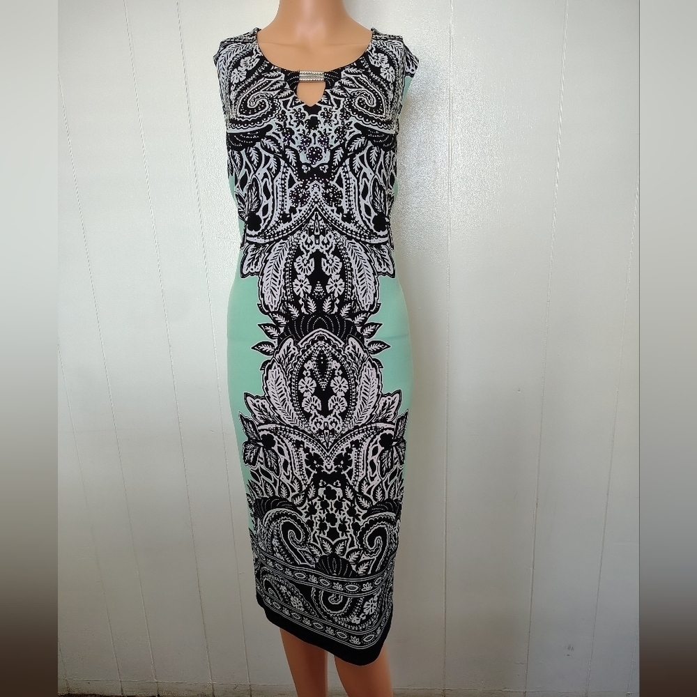 JM Collection woman Spandex Green (Mint). Dress. Size 2X.